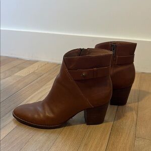 Madewell Brown Leather Ankle Boots